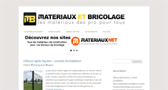 Desktop Screenshot of materiauxetbricolage.com